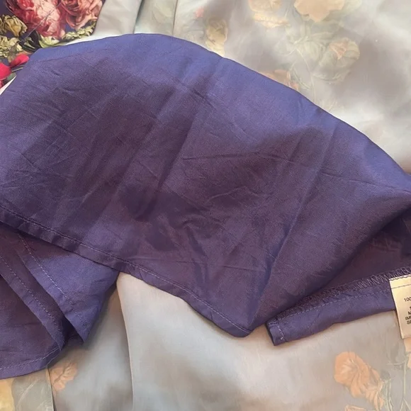 Bea & Dot By ModCloth Sleeveless Floral Dress Lined Pockets Purple Pink Size 4X - Picture 6 of 9